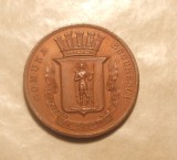MEDALIE BUCURESTI ,,SPRE AMINTIREA BOTEZULUI PRINCIPELUI CAROL II.1893.