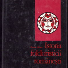 HST 636SP Istoria folcloristicii românești de Ovidiu Bîrlea, 1974