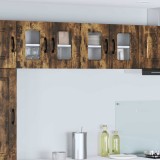 vidaXL Dulap de bucătărie cu raft 2 pcs Stejar fumuriu 60 x 31 x 40 cm 884625