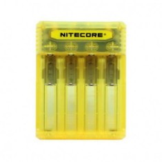 NITECORE Q4 Incarcator rapid cu 4 canale 2A pentru IMR Li-ion Culoare Galben foto