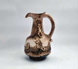 Ulcior cu Maner D&Uuml;MLER &amp; BREIDEN anii &#039; 60 design Brutalist mid century modern Fat Lava glazura groasa 1113 - 23 Germania de Vest