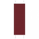 VidaXL Jaluzea plisată Bordeaux Roșu 40x100 cm Lățime țesătură 39,4 cm