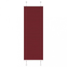 vidaXL Jaluzea plisată Bordeaux Roșu 45x150 cm Lățime țesătură 4015234