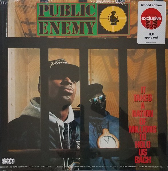 Public Enemy It Takes A Nation Of Millions To Hold Us Back Red Apple LP reissue (vinyl)