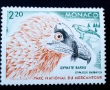 Monaco 1992, păsări , păsări de pradă, fauna serie 1v. Nestampilata, Nestampilat