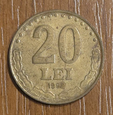 20 lei 1992, Rom&amp;acirc;nia foto