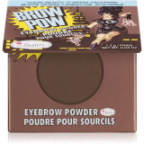 TheBalm Browpow&reg; pudră pentru spr&acirc;ncene &icirc;n carcasă magnetică culoare Dark Brown 1,2 g