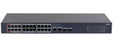 Switch 28 porturi Dahua, 24x PoE, 2x SFP, 2x RJ-45 Uplink, max 375W, Watchdog, management prin cloud, CS4228-24GT-375 SafetyGuard Surveillance