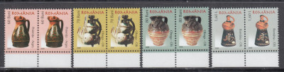 ROMANIA 2006 LP 1715 CERAMICA ROMANEASCA ULCIOARE DE NUNTA PERECHE SERII MNH foto