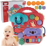 Masuta interactiva 2 in 1 cu melodii, MalPlay 109659