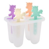 Forme pentru inghetata si granita, Set 4 buc, Pastel, Unicorn, CMCLASS