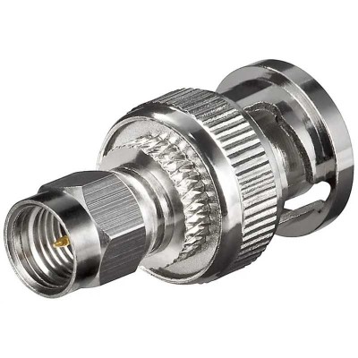 Adaptor SMA tata la BNC tata Placat cu aur pentru cablu RG 174/U foto