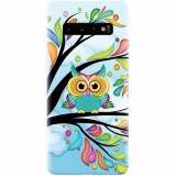 Husa silicon personalizata pentru Samsung Galaxy S10, Owl 101