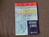 COSTEL CHITES C NITA TESTE DE MATEMATICA BACALAUREAT SI ADMITERE