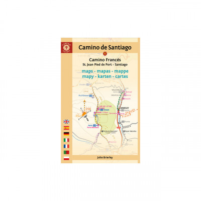 Camino de Santiago Maps (Camino Franc foto