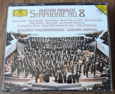 Gustav Mahler - Symphony No. 8th - Berlin Philharmonic , Claudio Abbado [2 CD] foto