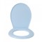 Capac WC universal din plastic bleu Zilan ZLN0070