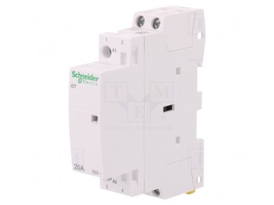 Contactor 2P 20A 230-240VAC NO IP20 foto