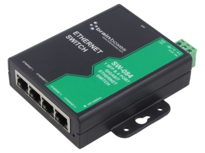 Switch Ethernet 5 porturi IP30 foto