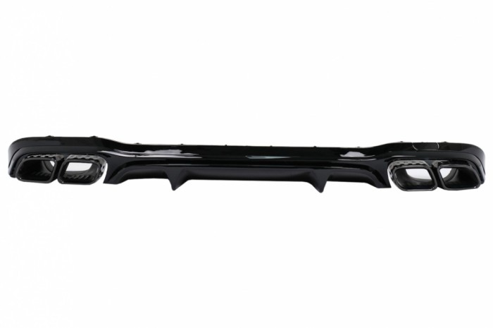 Difuzor Bara Spate Mercedes E-Class W213 Facelift Sedan (2020-Up) Negru Lucios Performance AutoTuning