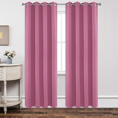 Draperie blackout uni, roz
