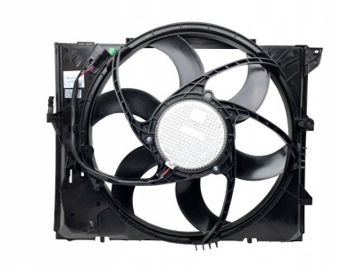 Ventilator radiator Bmw Seria 1 E87/E88/E81/E82 11, 3 E90/E91/92/93 13, X1 E84 15, motor: 1.6, 2.0, cu modul electronic; AC automat, AC manual, 300W; foto
