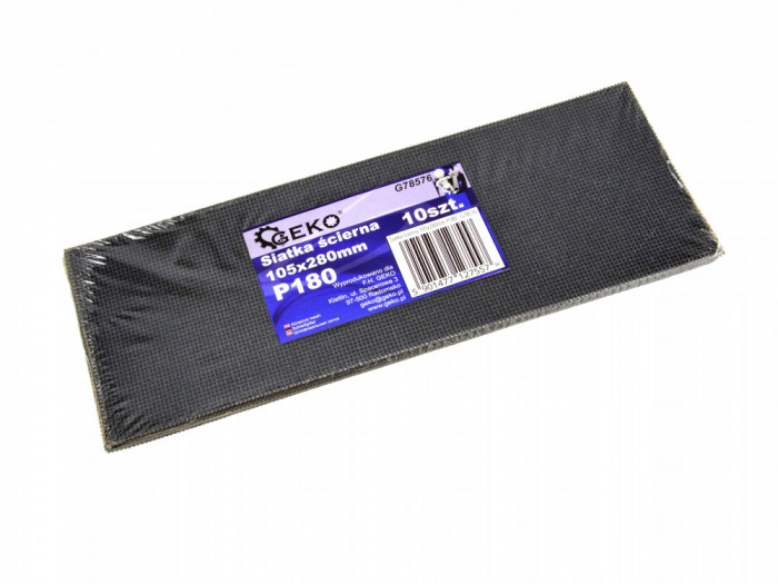 Plasa abraziva 105 x 280mm, P180, Geko G78576