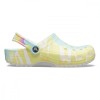 Saboti Crocs Classic Tie-Dye Graphic Clog Alb - White/Multi, 41, 45, 46, 48