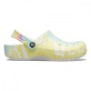 Saboti Crocs Classic Tie-Dye Graphic Clog Alb - White/Multi, 41, 43, 46, 48