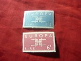 Serie Irlanda 1963 - Europa CEPT , 2 valori, Nestampilat