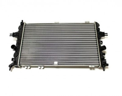 Radiator racire Opel Astra H, 10.2006-2014, motor 1.6 T, 132 kw, benzina, cutie manuala, cu/fara AC, 600x378x23 mm, aluminiu/plastic, foto