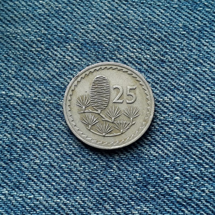 2h - 25 Mils 1973 Cipru