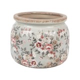 Ghiveci flori ceramica multicolora 20x15 cm