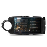 Cumpara ieftin Navigatie HUB64 Toyota Yaris (2010-2018), rama neagra, 4GB RAM, Android, Octacore, Slot Sim 4G, DSP, GPS, Wi-FI, Carplay, Android Auto, USB, Bluetooth