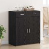 VidaXL Dulap de depozitare cu sertar Stejar negru 80 x 42.5 x 93.5 cm 3365601