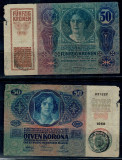 Austro-Ungaria 1914(1919) - 50 korona stampila Romania (Ardeal)