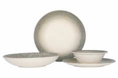 Bonna Set de vesela (Large) - Sway - 24 bucăți - 6 persoane - Porţelan