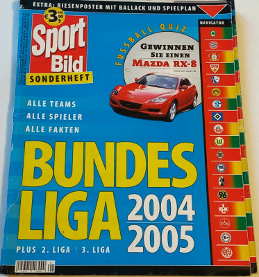 Revista fotbal - SPORT BILD - BUNDESLIGA 2004-2005 foto