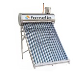 Panou solar nepresurizat Fornello apa calda,rezervor inox 122 litri, 15 tuburi