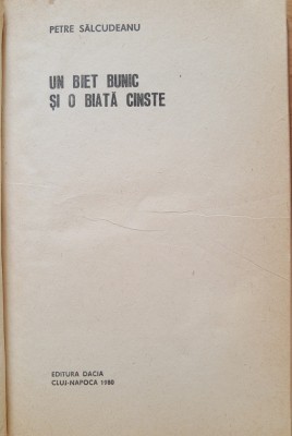 Un biet bunic si o biata bunicuta - Petre Salcudeanu foto
