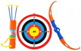 Set arc cu tinta si sageti cu ventuze, Malplay 108348