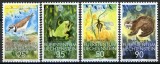 Liechtenstein 1989 - Fauna, WWF, serie neuzata