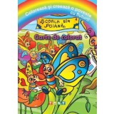 Coloreaza si creeaza o poveste cu fluturi! Carte de colorat - Editura Ars Libri