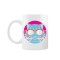 Cana alba personalizata cat glasses, INOVATIX&reg;. 330ml