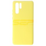 Husa Silicon Huawei P30 Pro Galben High Copy - Protectie Telefon Premium