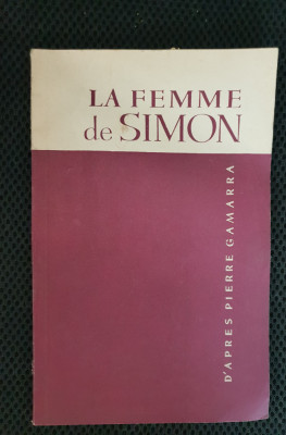 La femme de Simon - d&amp;#039;apres Pierre Gamarra foto