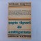 W. EMPSON - ȘAPTE TIPURI DE AMBIGUITATE