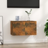 vidaXL Dulap de perete, stejar fumuriu, 60x36,5x35 cm, lemn prelucrat