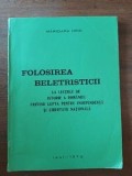 Folosirea beletristicii la lectiile de istorie a Romaniei privind lupta pentru independenta- M. Hrib