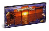 Kit Pictura Pe Numere Schipper Apus In Caraibe, 5 Tablouri